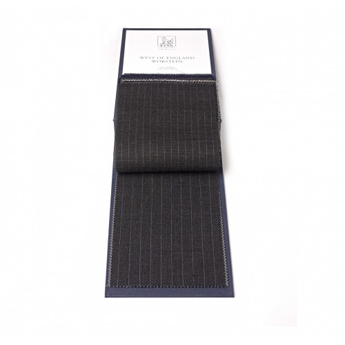 Charcoal and Bright Blue Pinstripe CODE: FS385 A1451/93